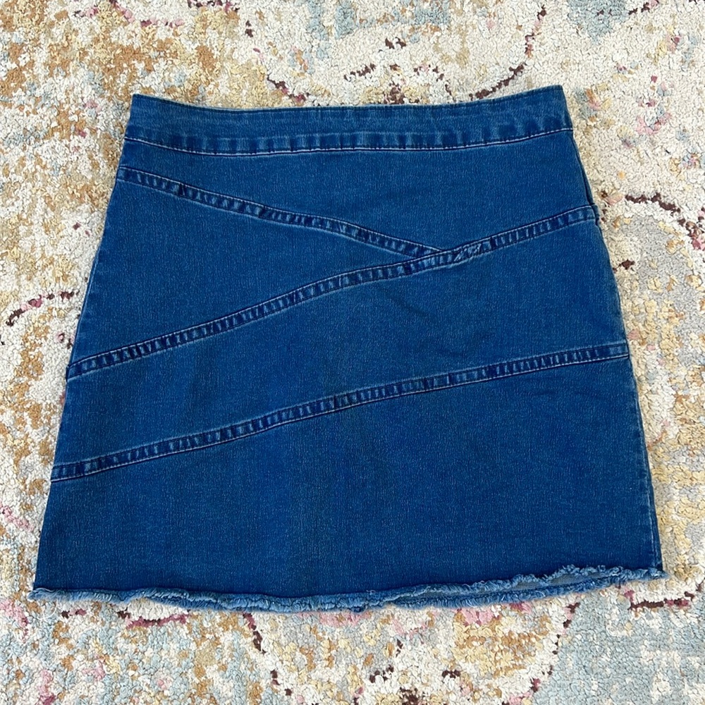Blue Denim Skirt
